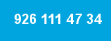 926 111 47 34 926 111 47 34